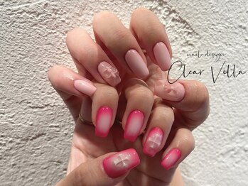 ネイルサロンクリアヴィラ(nail salon clear villa)の写真/みんな驚く圧倒的なデザインサンプル数!!かわいいがたくさん♪持ち込みデザインの再現性の高さに自信あり☆