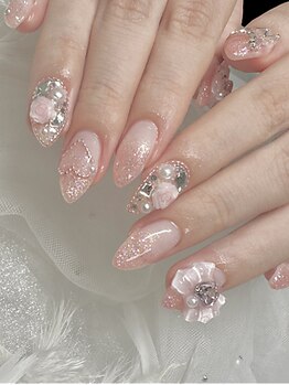 ファンシーファブ(fancy fab)の写真/《SNSで大人気！》デザイン性×高技術◎韓国ワンホン/ちゅるんネイルで大人可愛い、ときめく指先に♪