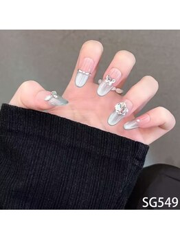 AI Nail BOX/上品ロングネイル