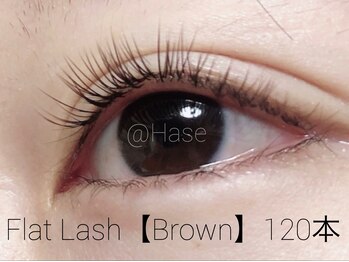 ハーゼ(Hase)/Flat Lash【Brown】120本