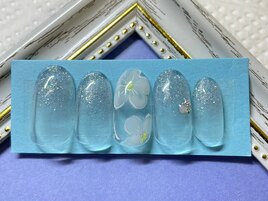 手描きフラワーアート☆￥6,300