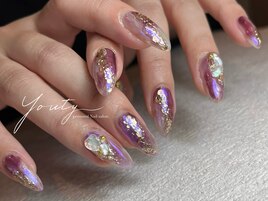ミラーニュアンスネイル