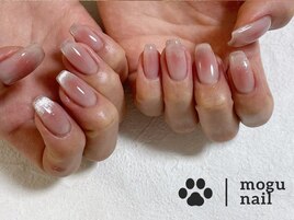 チークネイル/ワンホンネイル