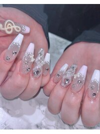 チェック柄ネイル