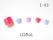 ロバル ネイルアンドまつげ(LOBAL)/フットネイルI‐03