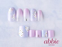 ネイルサロンアビー 北千住店(abbie)/アジサイ◇上￥10868/下￥12100