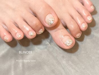 ブリノス(BLINOSS)/フット☆ラメグラデーション