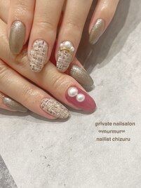 ツイードネイル