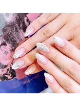 リグネイルスタジオ(Lig nail studio)/メタリックアートネイル