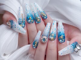 海ネイル|しずく