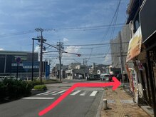 リジェロ 岩国店(RE:jello)/【道案内】点滅信号を右折