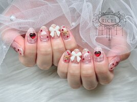 バレンタインネイル♪