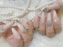 ネイルアンドまつげエクステ リッチエイト 原宿店(Rich8)/スカルプ★ガラスフレンチ