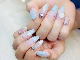 グラデーションネイル/夏ネイル