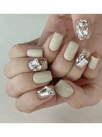 ワンカラー4本パーツ付け放題