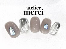 アトリエ メルシー 代々木(atelier merci)/個性派ミラーネイル