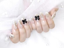 ネイルサロン ドルチェネイル 柏店(Dolce.Nail)/【ワンホンコース】リボンネイル