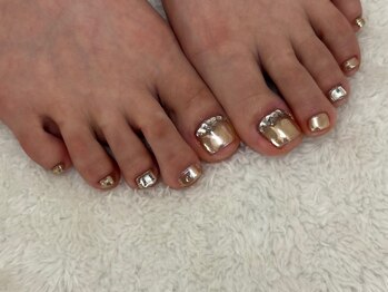 ラピス(Lapis)/ミラー/フットネイル/ストーン