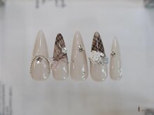アイネイルズ 横浜WEST店(I-nails)/チェックリボン¥11500