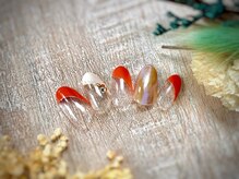 ミラネイル(Mila nail)/斜めフレンチ