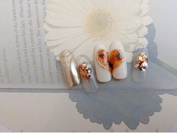 ネイルサロン&スクール ジーナ(GINA)/秋のハートネイル