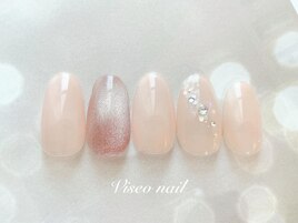 華やかオフィスネイル