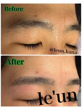ルアン 六本木店/メンズ美眉毛スタイリング