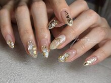 ユーティーネイル(Youty Nail)/ホワイトマーブルニュアンス