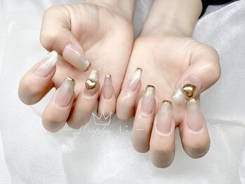 モルフォネイル(Morpho nail)/#ニュアンスネイル #マーブル