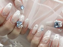 リボンアディクト(ribbon addict)/グラデーションネイル♪