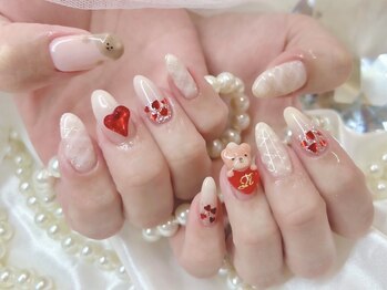 アンジュ(Ange)/【Rika】くまさんネイル