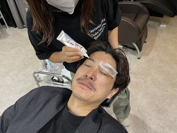バーバーミキ 塚本(BARBER MIKI)/眉パーマ施術