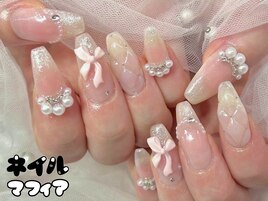 ちゅるちゅるワンホンネイル