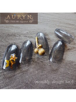 アウリン(AURYN)/8月限定monthly design No,6