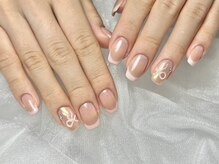 エスビューティー(es.beauty)/ナチュラルフレンチ×リボン