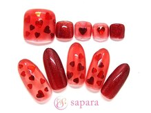 津田沼ネイルサロン サパラ(sapara)/ハンドフットセット定額￥11,499