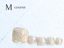 定額ネイルMコース フット