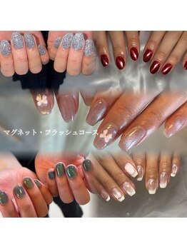 アジュールネイル 国分寺店(AzurNail)/マグネット,フラッシュコース!