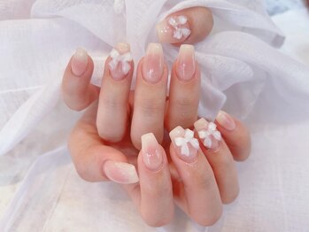 ネイルサロン デコール(NAIL SALON Decor)/チークリボンネイル
