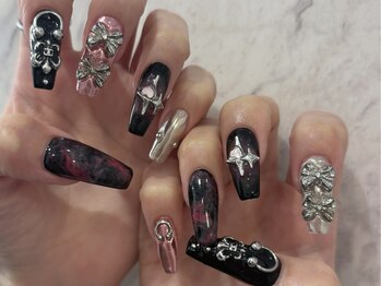 もやもやシルバーネイル