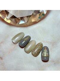 12月の定額ネイル