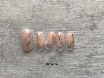 シンプリー ワン 渋谷店(Simpliee ONE)/【ハンド】塗りかけニュアンス