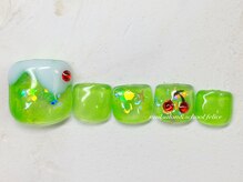 フェリーチェ(nail salon＆school felice)/フットネイル/定額制9900円/瑞江