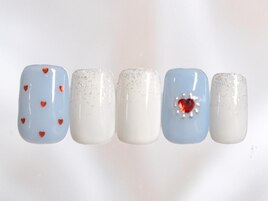 ハートホロパールラメ8000円