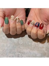 アティックネイルアトリエ(attic nail atelier)/推しアシメネイル★