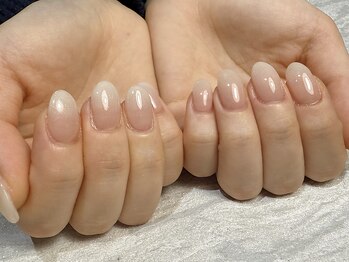 アンドネイル(&.nail)の写真/シンプルだからこそ技術が光る！周りと差がつくワンランク上の上品ネイルに♪長さ出しやアートの追加もOK◎