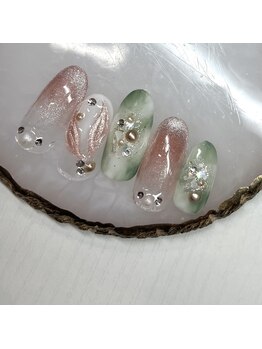 ネイルクイーン(Nail Queen)/人魚ネイル¥9000♪