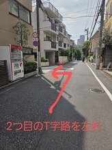 ムラサキ鍼灸治療院(MURASAKI鍼灸治療院)/2つ目の十字路右折、自販機目印