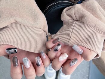 クレモアネイル 浦和店(CLEMORE NAIL)/もやもやニュアンスネイル