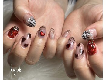 コユビ(koyubi.)/バレンタインネイル
